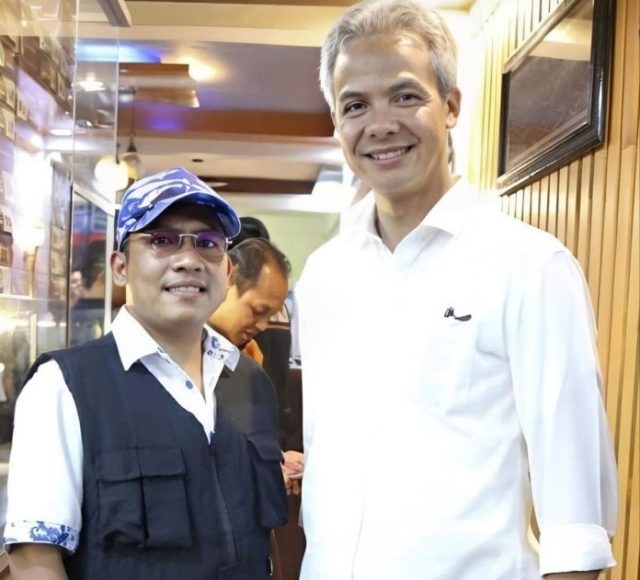 Edi Obama bersama Ganjar Pranowo